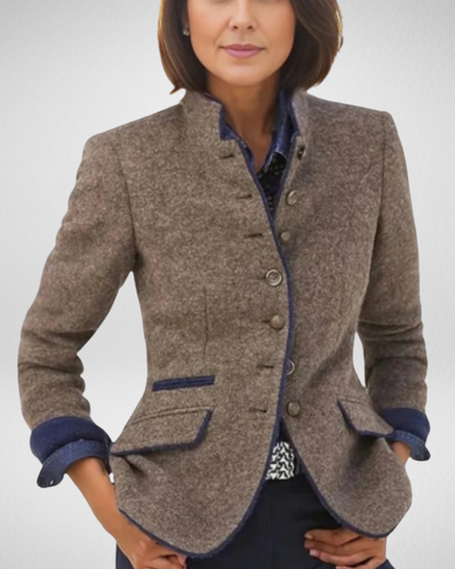 Damska marynarka z tweedu – klasyczna elegancja w stylu wiejskim
