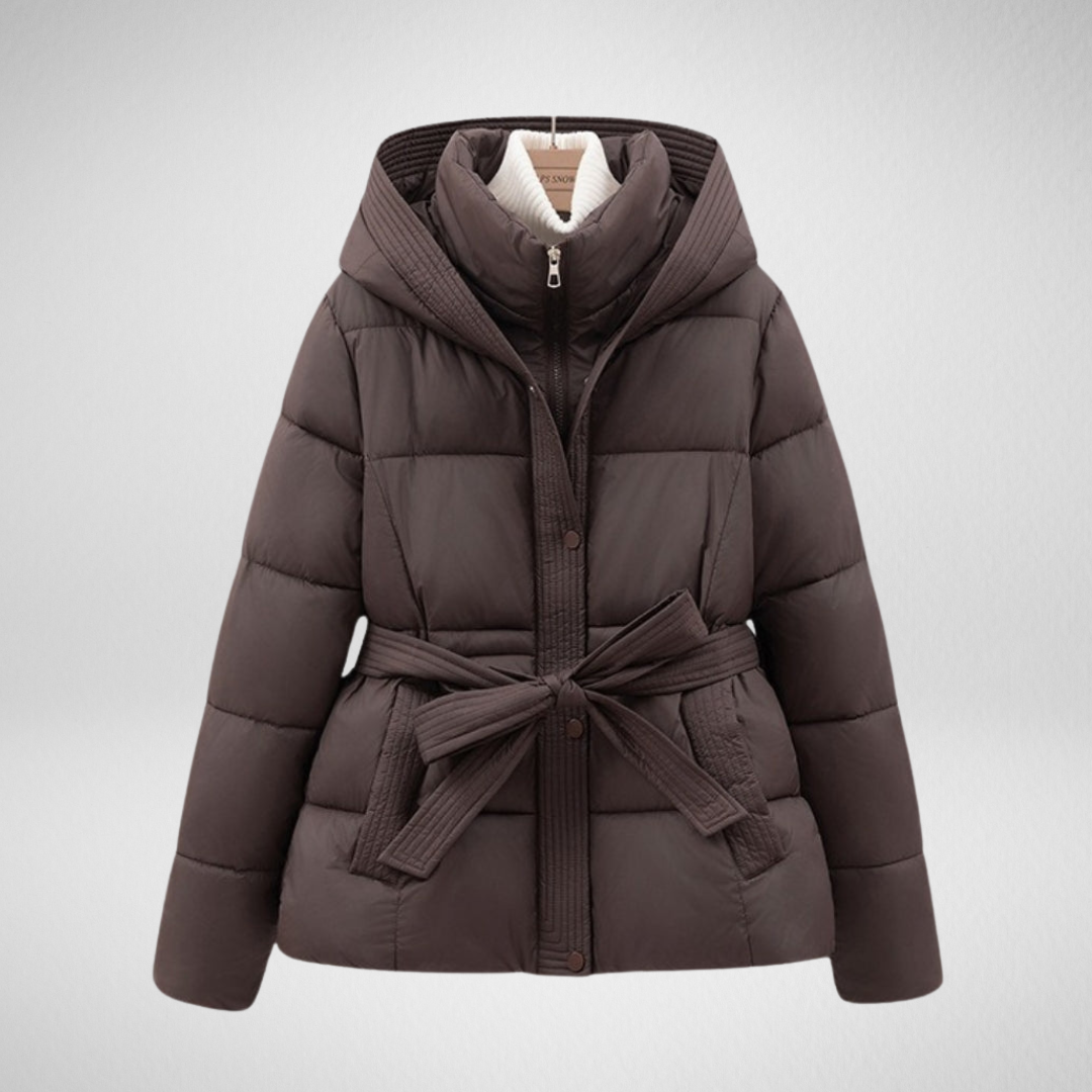 Damska pikowana kurtka zimowa – ciepła i kobieca