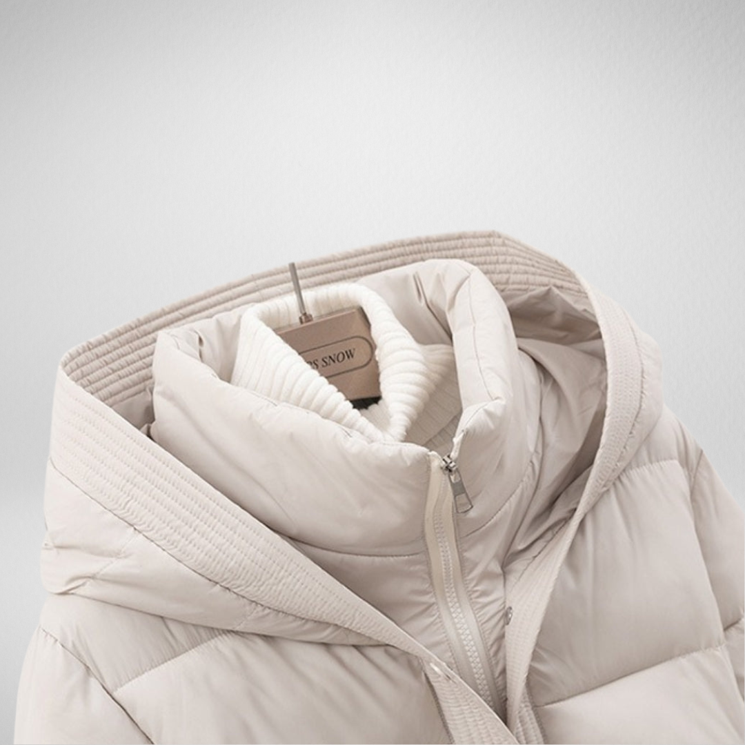 Damska pikowana kurtka zimowa – ciepła i kobieca