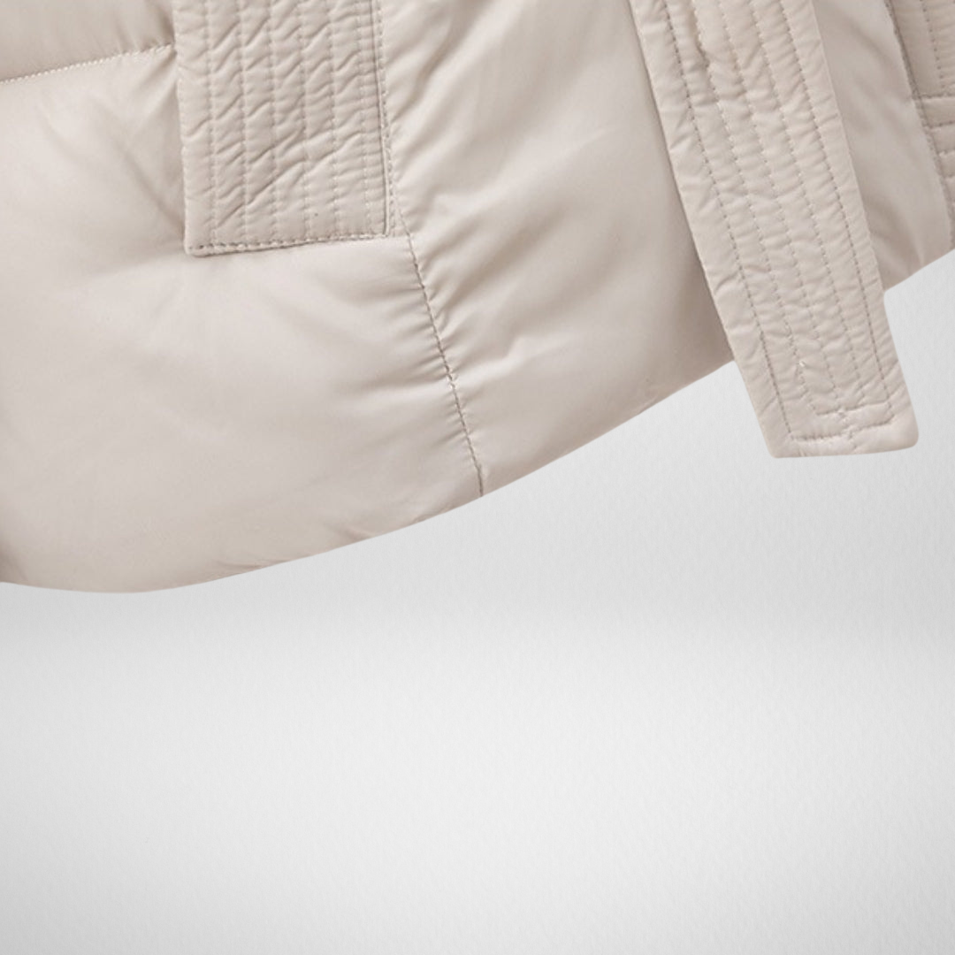 Damska pikowana kurtka zimowa – ciepła i kobieca