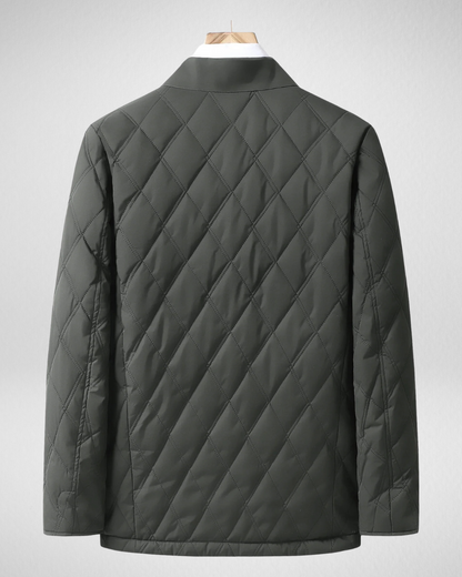 Męska Gewatteowana Kurtka – Wodoodporna – Ciepła i Stylowa