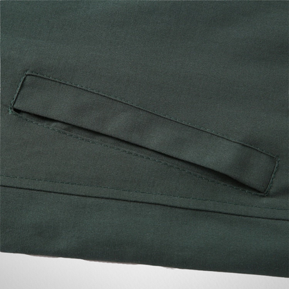 Męska Kurtka Bomber Vintage – Zielona i Brązowa