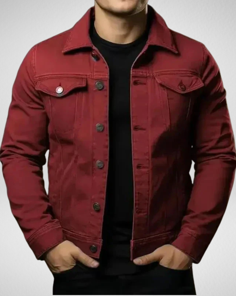 Męska Kurtka Dżinsowa – Klasyczny Styl – Wygodna i Trwała