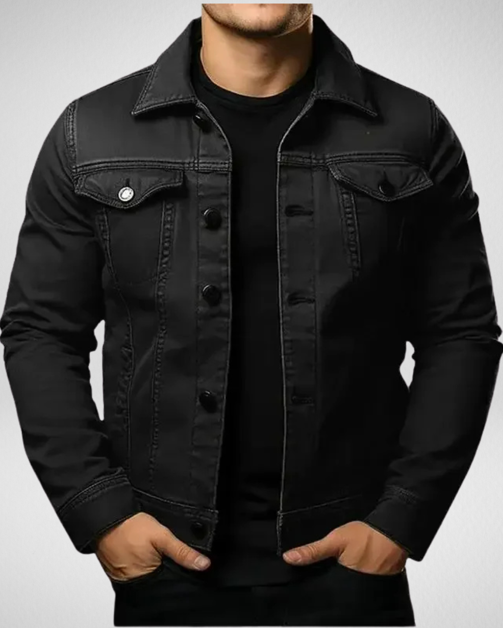 Męska Kurtka Dżinsowa – Klasyczny Styl – Wygodna i Trwała