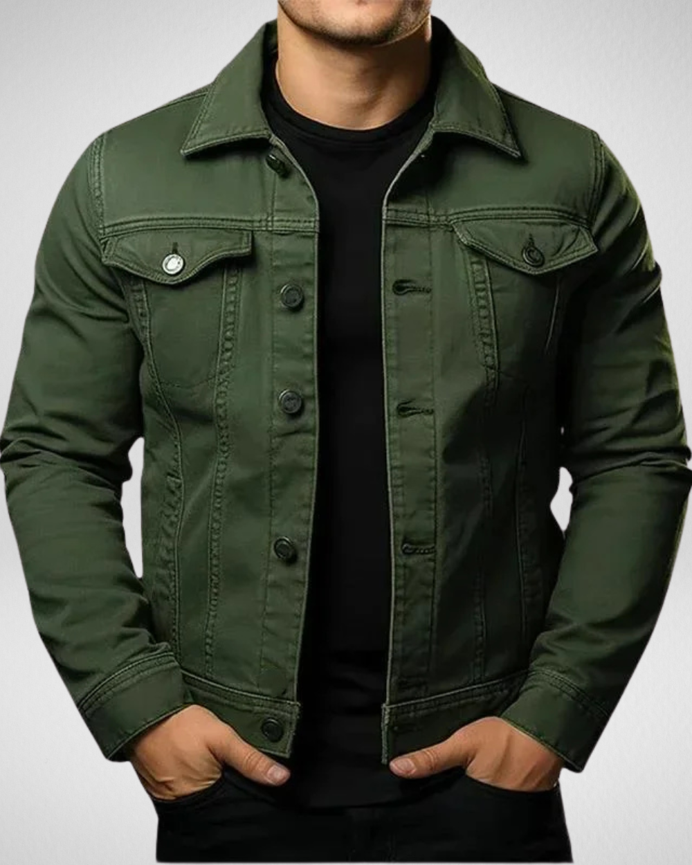 Męska Kurtka Dżinsowa – Klasyczny Styl – Wygodna i Trwała