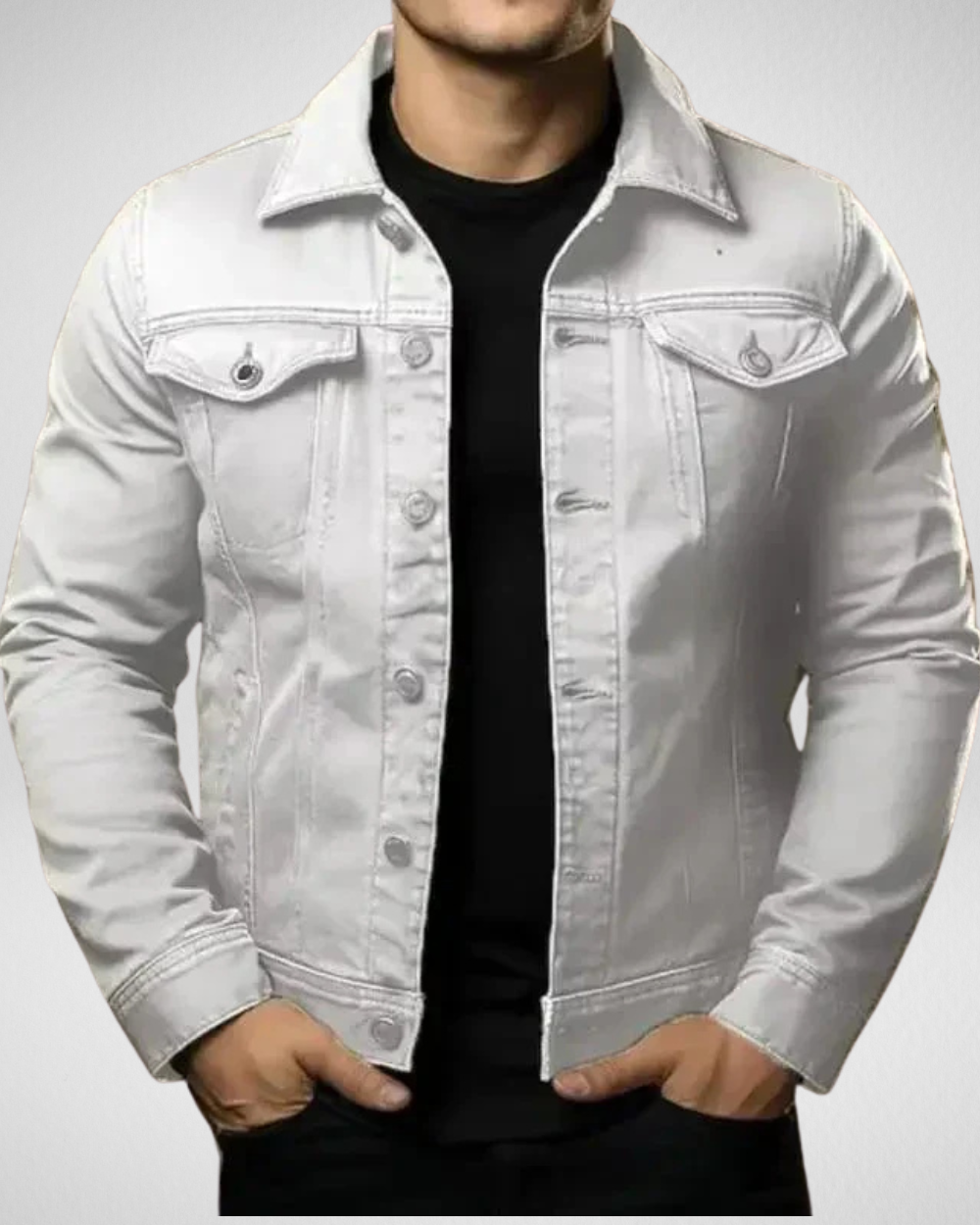 Męska Kurtka Dżinsowa – Klasyczny Styl – Wygodna i Trwała