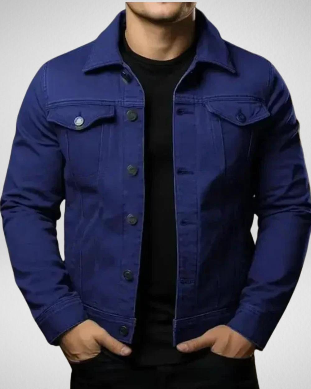 Męska Kurtka Dżinsowa – Klasyczny Styl – Wygodna i Trwała