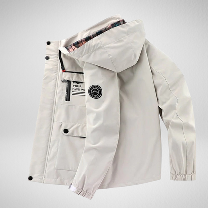 Męska Kurtka Zimowa – Ocieplana – Z Kapturem