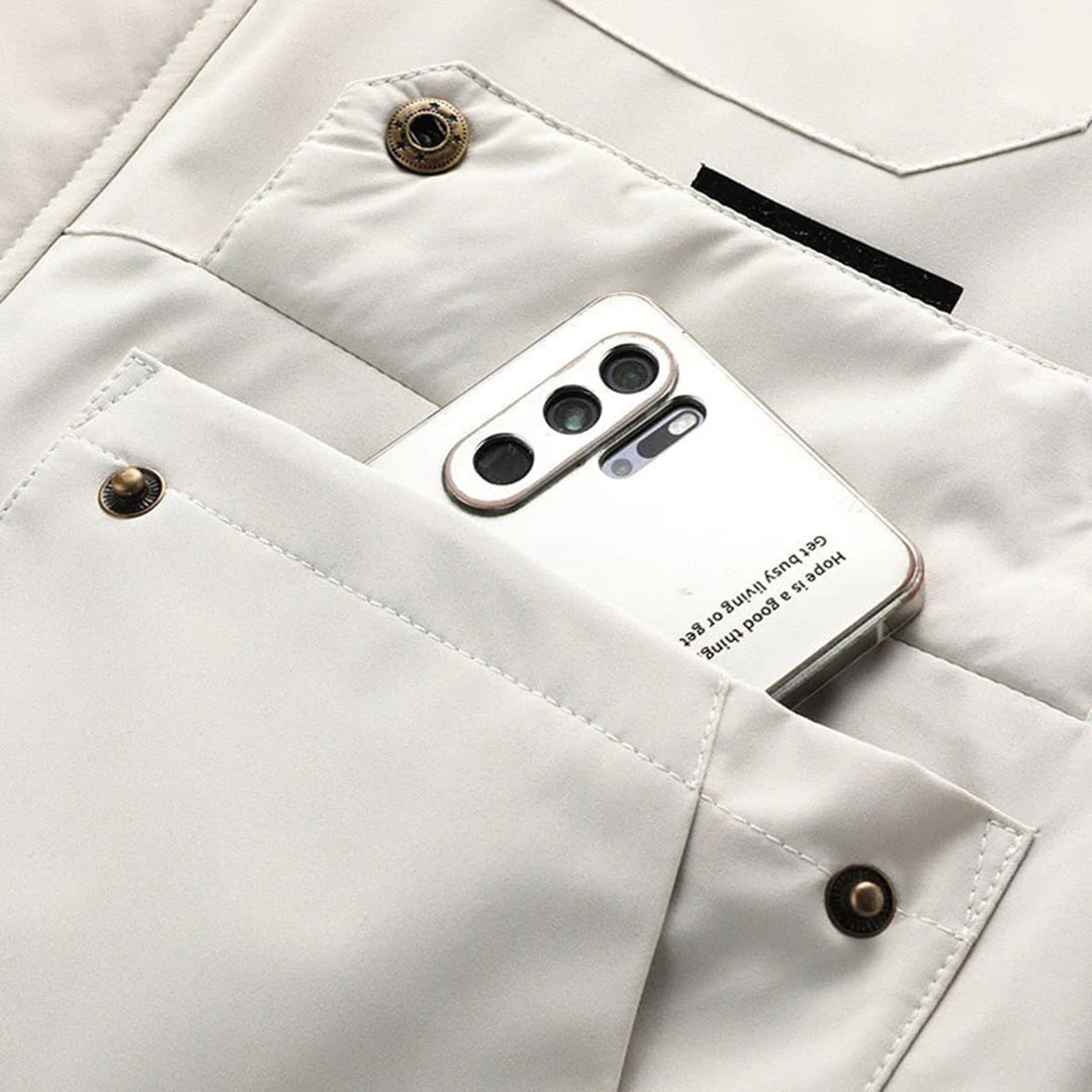 Męska Kurtka Zimowa – Ocieplana – Z Kapturem