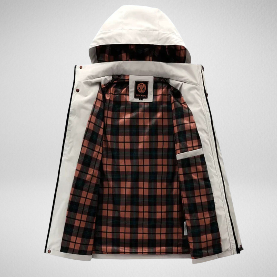 Męska Kurtka Zimowa – Ocieplana – Z Kapturem