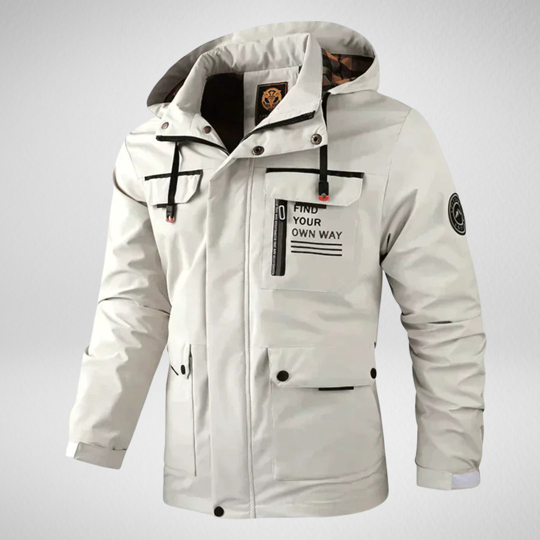 Męska Kurtka Zimowa – Ocieplana – Z Kapturem