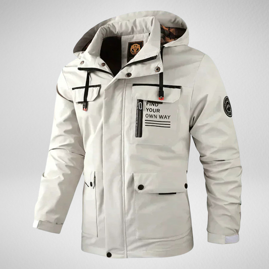 Męska Kurtka Zimowa – Ocieplana – Z Kapturem