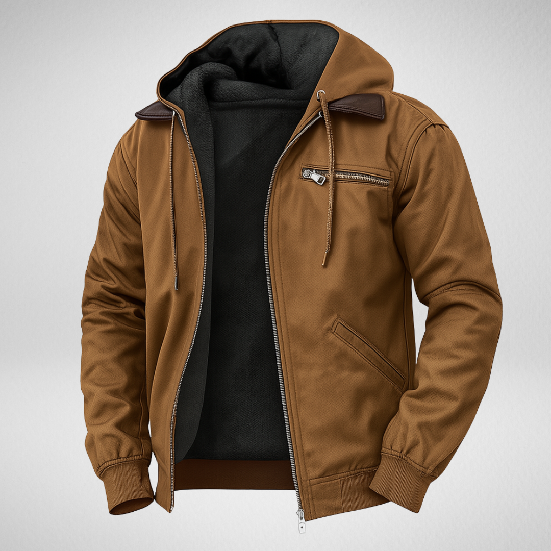 Męska Kurtka Zimowa – Ocieplona - Idealna na Zimowe Dni