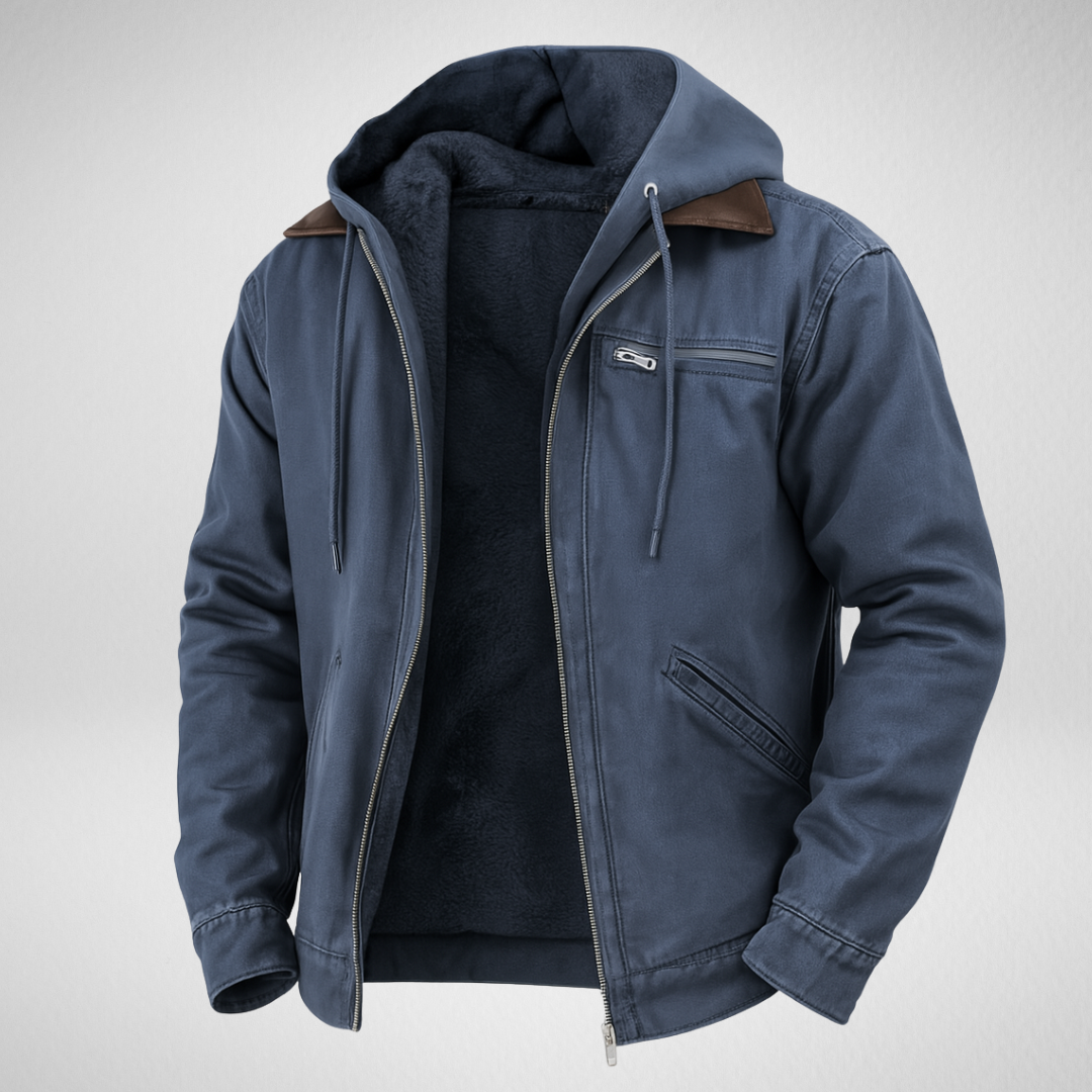 Męska Kurtka Zimowa – Ocieplona - Idealna na Zimowe Dni