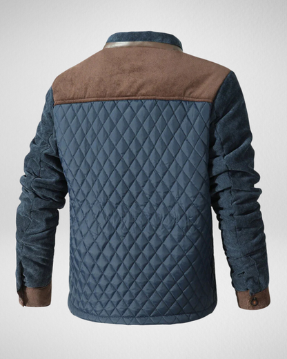 Męska Kurtka Zimowa Puchowa – Ciepła Podszewka – Gewateowany Design