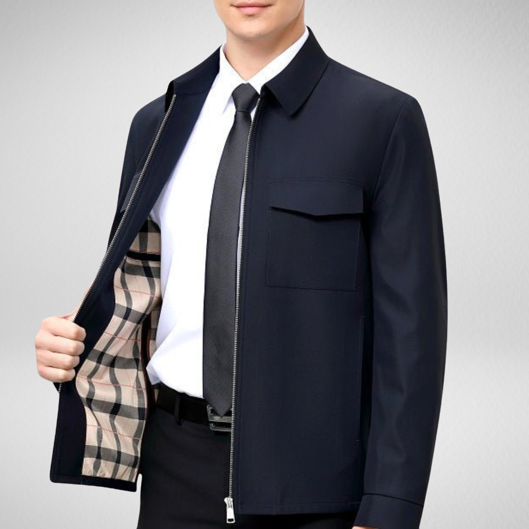 Męska Lekka Kurtka Przejściowa – Komfortowa – Wiosenna i Jesienna