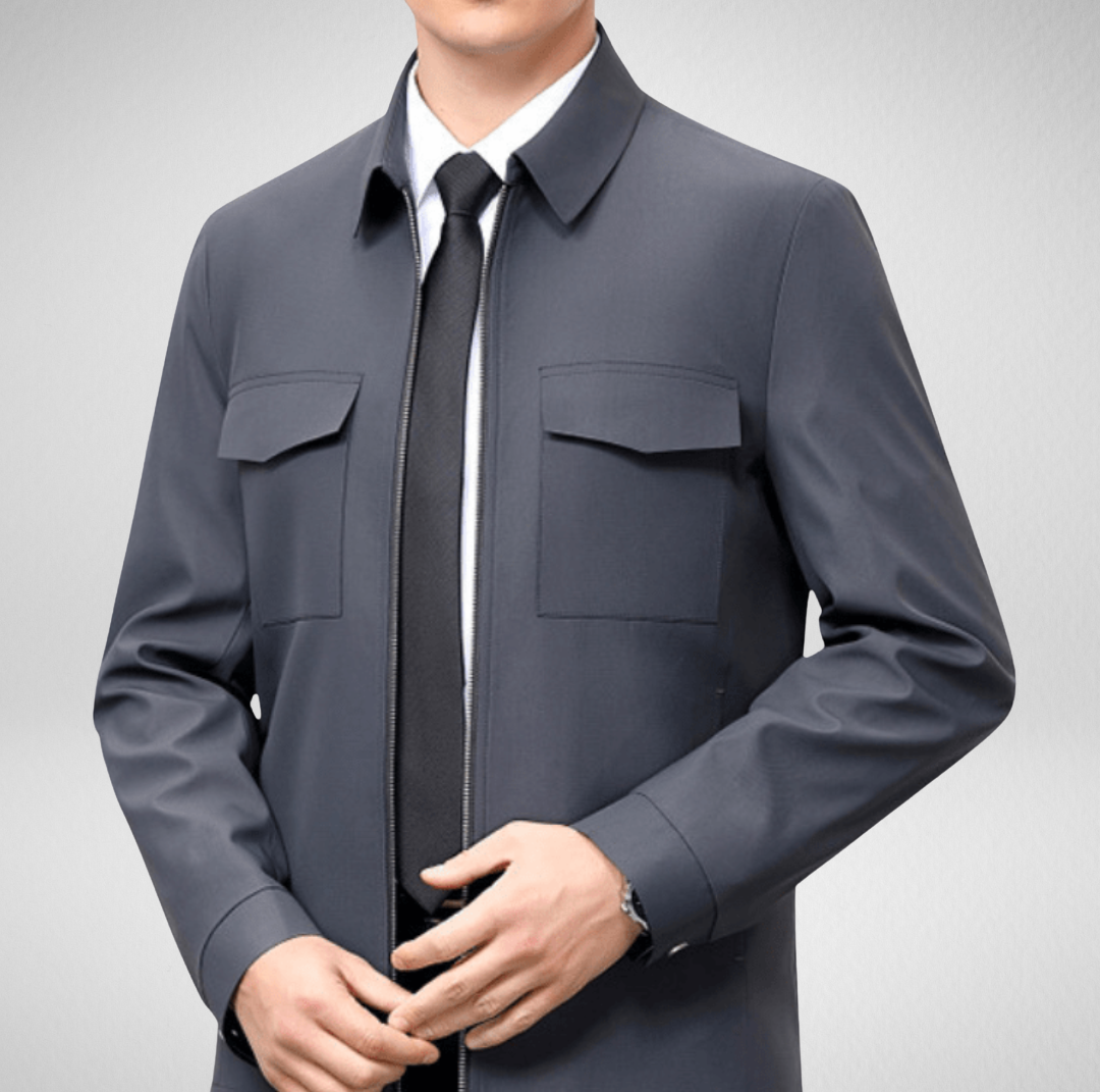 Męska Lekka Kurtka Przejściowa – Komfortowa – Wiosenna i Jesienna