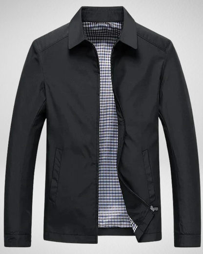 Męska Wiosenna Kurtka – Wysokiej Jakości Bawełna – Sportowa Elegancja
