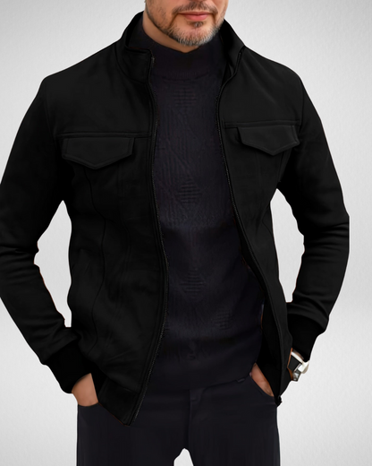 Męska Zimowa Kurtka – Ciepła i Stylowa – Minimalistyczny Design