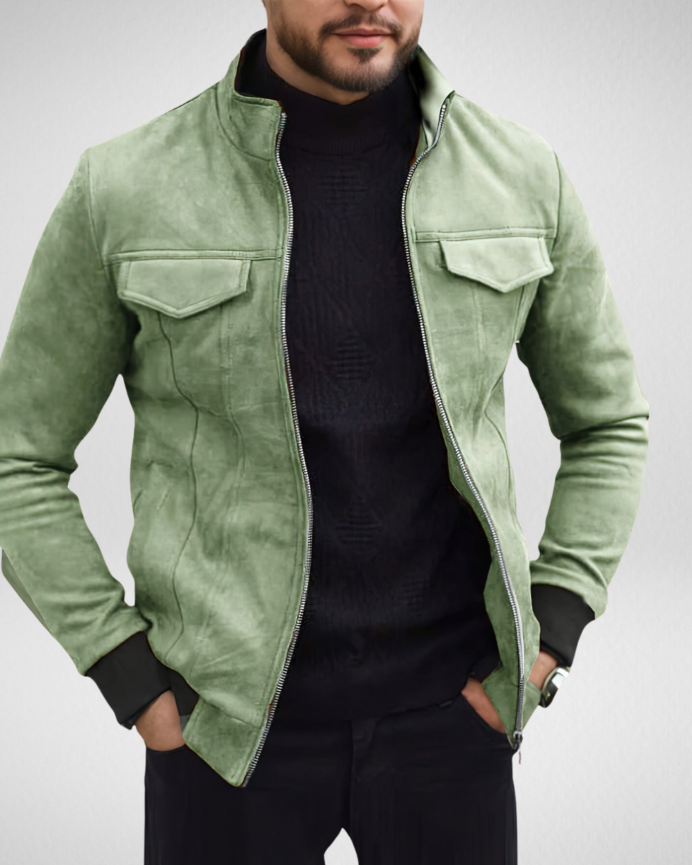 Męska Zimowa Kurtka – Ciepła i Stylowa – Minimalistyczny Design