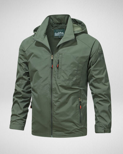 Męska outdoorowa kurtka – Wodoodporna – Lekka ochrona