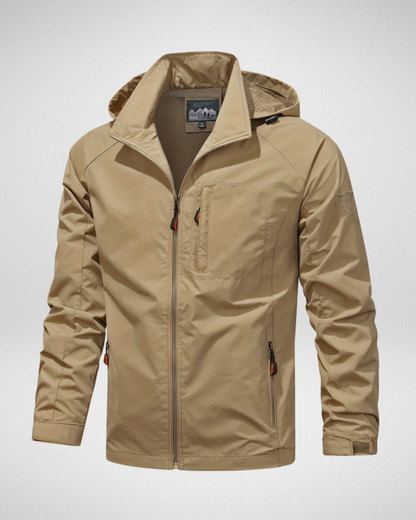 Męska outdoorowa kurtka – Wodoodporna – Lekka ochrona