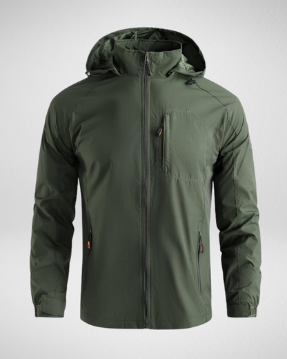 Męska outdoorowa kurtka – Wodoodporna – Lekka ochrona