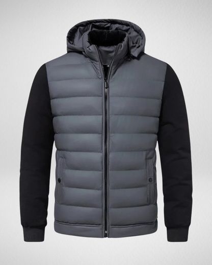 Męska pikowana kurtka – wodoodporna – jesień/zima