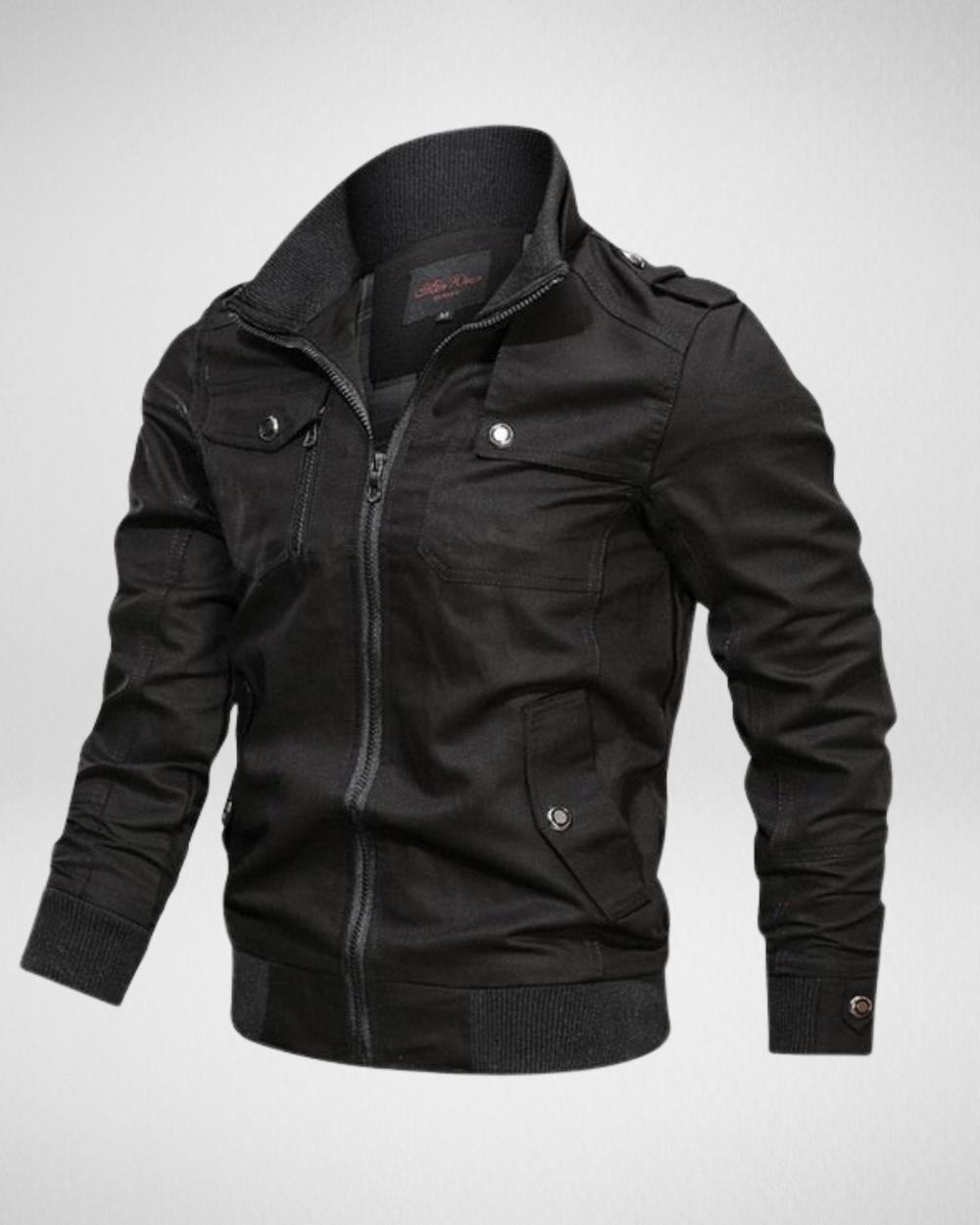 Męska skórzana kurtka – Vintage – Wiatroszczelna