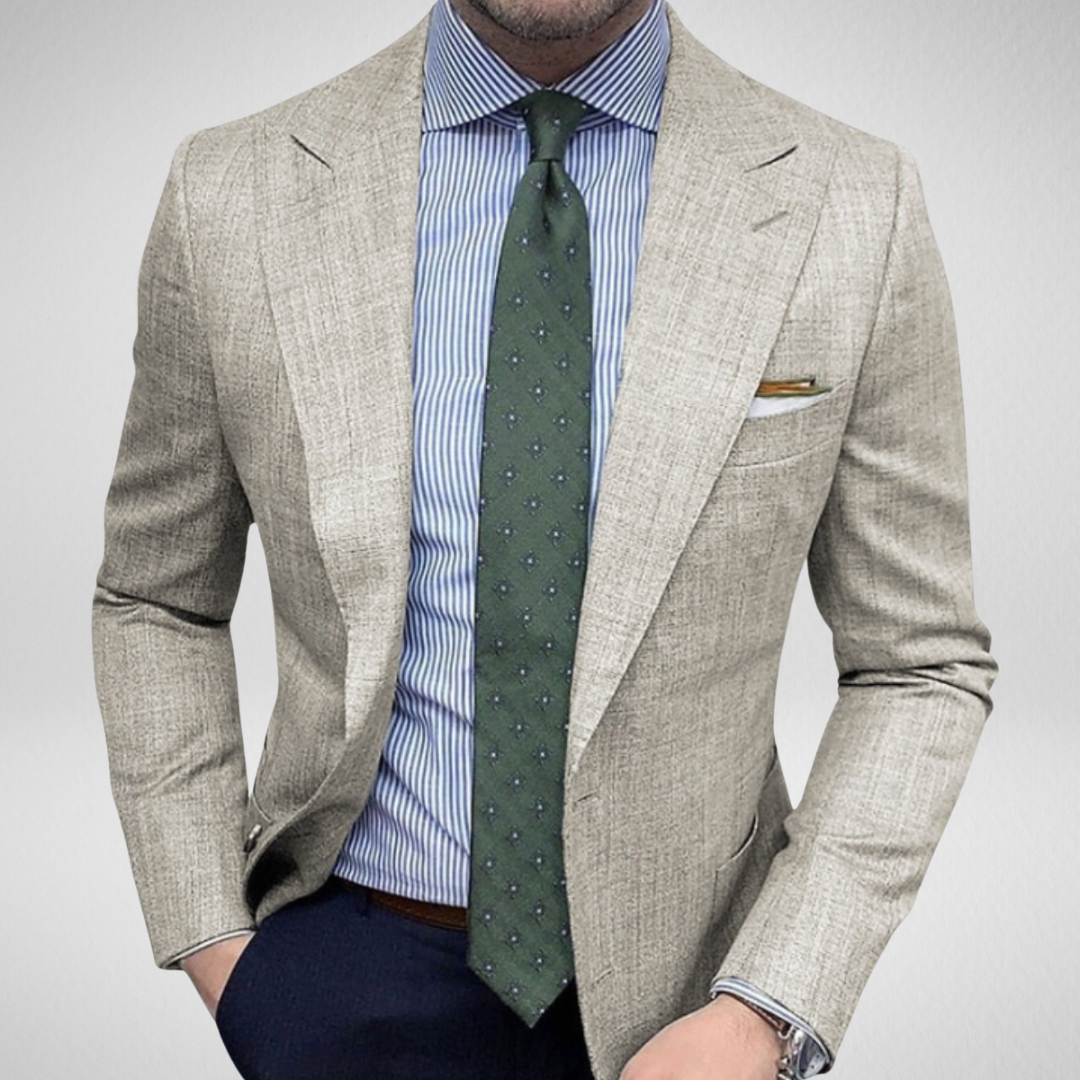 Męska Marynarka – Elegancki, Codzienny Krój