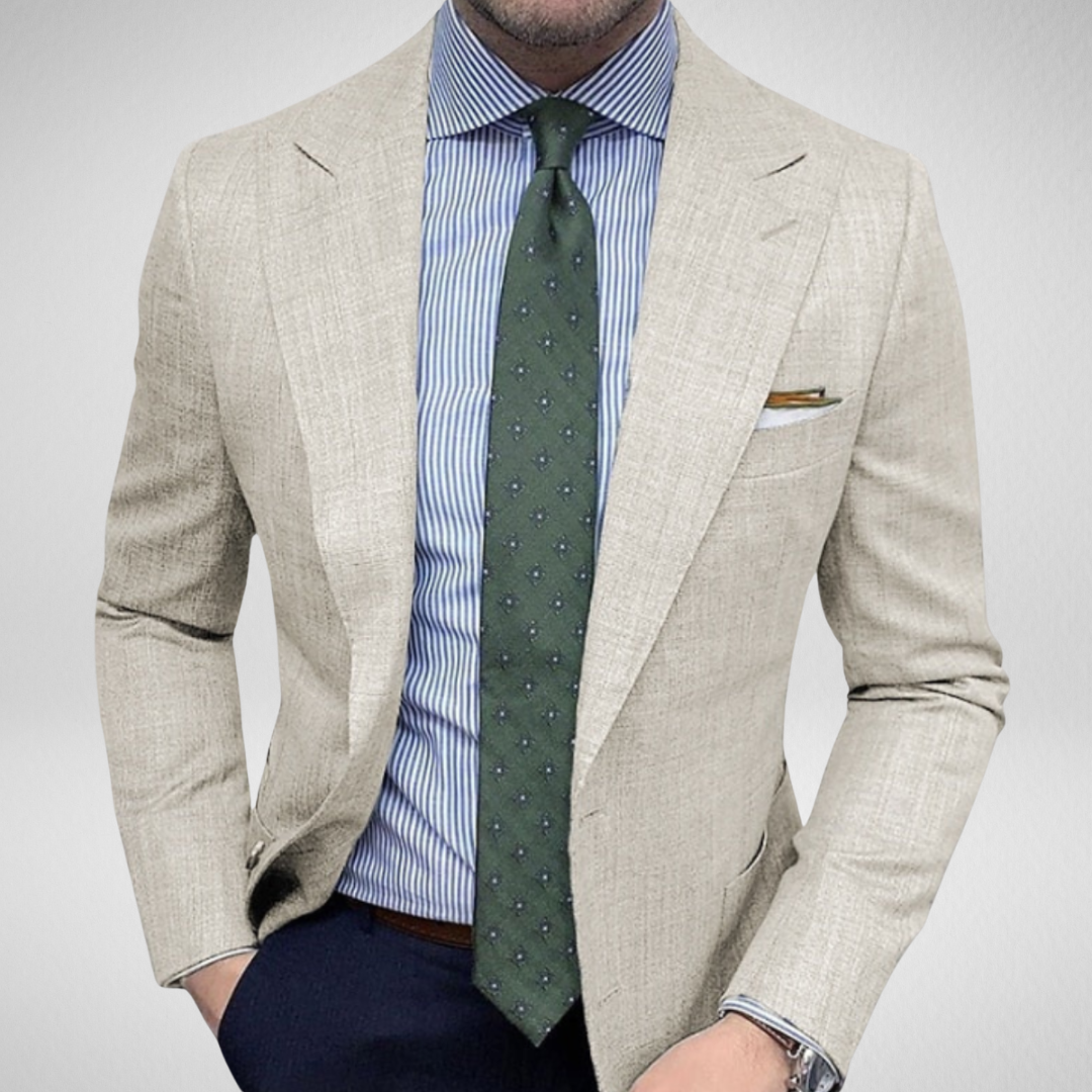 Męska Marynarka – Elegancki, Codzienny Krój