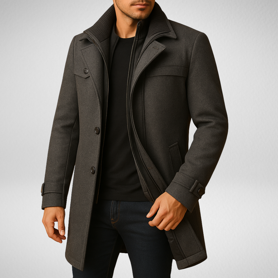 Męska zimowa kurtka wodoodporna – praktyczne ciepło na co dzień