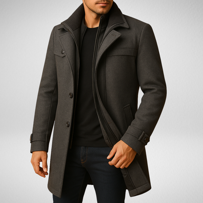 Męska zimowa kurtka wodoodporna – praktyczne ciepło na co dzień