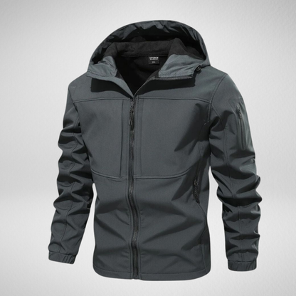 Męska wodoodporna kurtka softshell – styl i ochrona na każdą pogodę