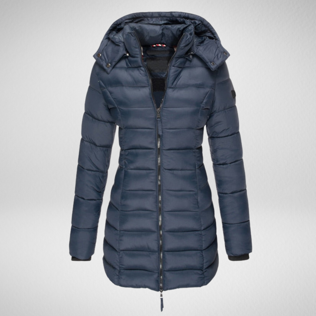 Damska zimowa kurtka z kapturem – eleganckie ciepło na chłodne dni