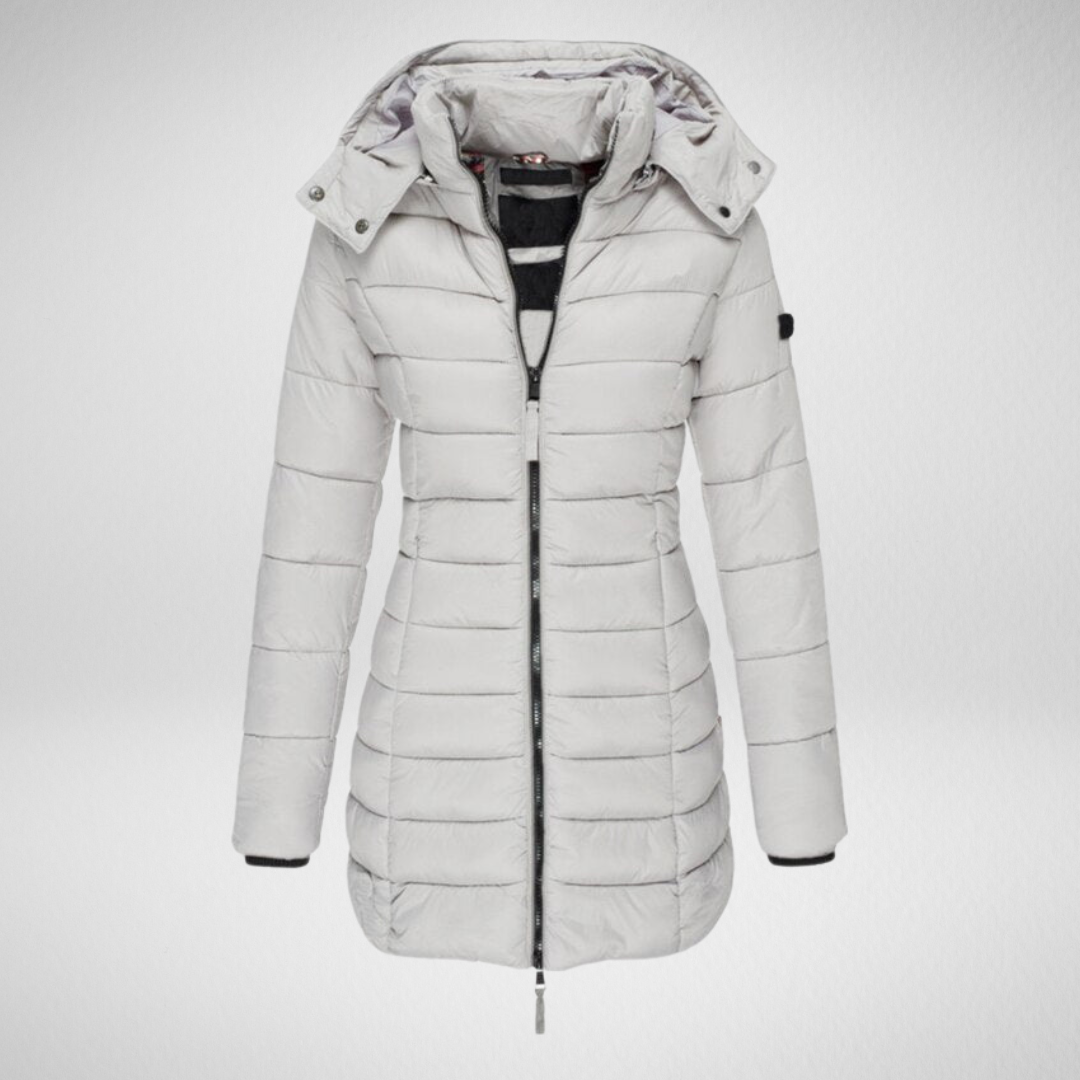 Damska zimowa kurtka z kapturem – eleganckie ciepło na chłodne dni