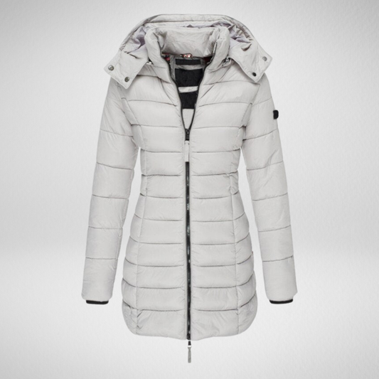 Damska zimowa kurtka z kapturem – eleganckie ciepło na chłodne dni