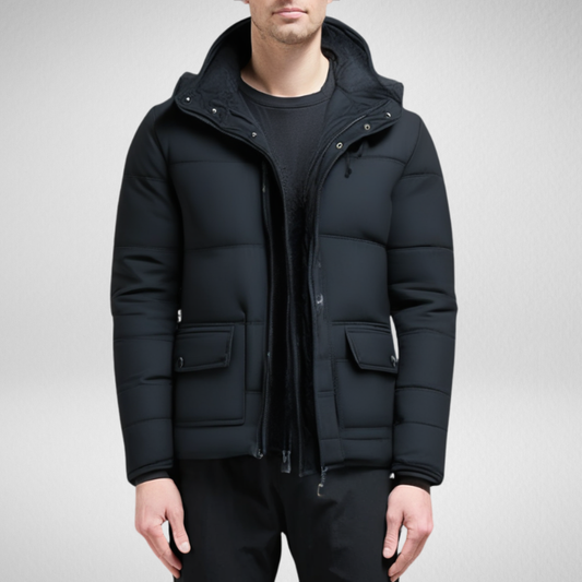 Męska kurtka zimowa – klasyczny fason i ciepła podszewka