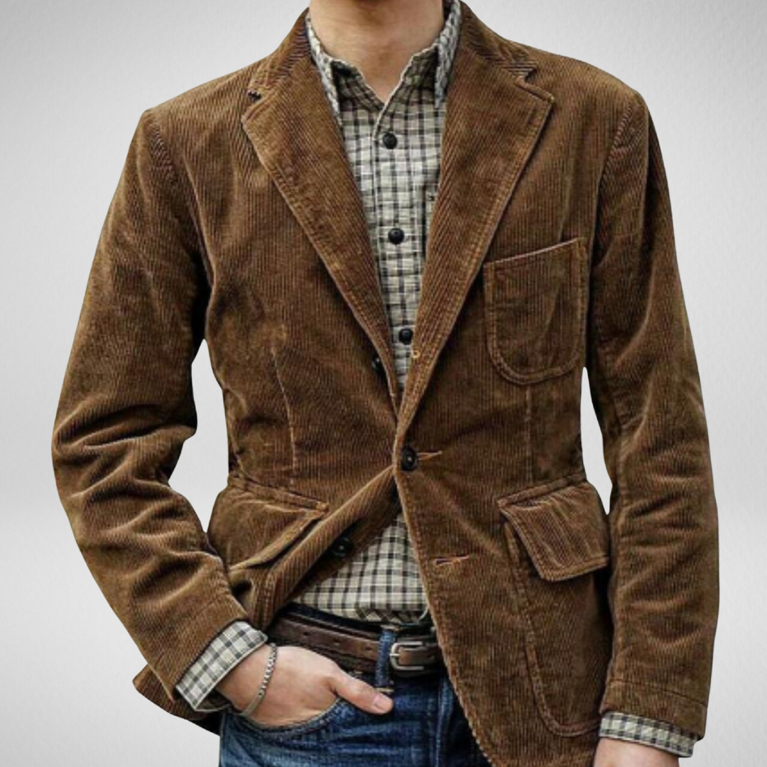Męska Marynarka Sztruksowa – Styl Retro w Nowoczesnym Wydaniu