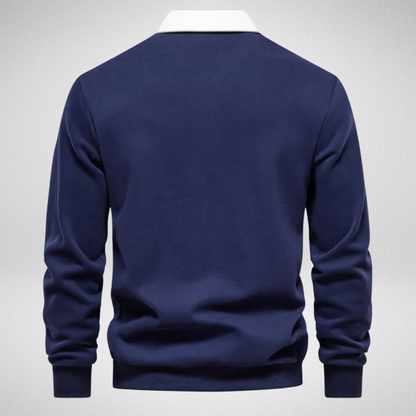 Męska Bluza Polo Rugby – Klasyka w Sportowym Stylu