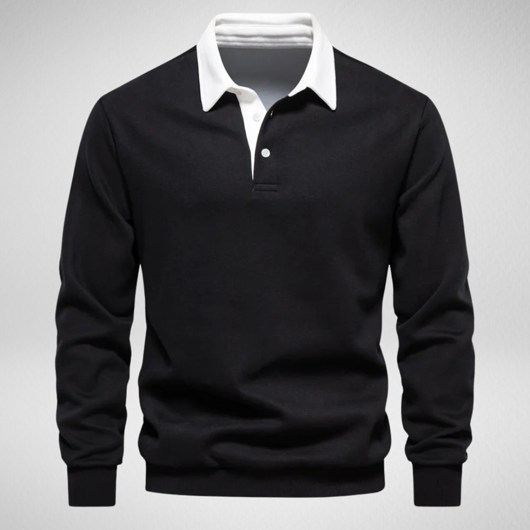 Męska Bluza Polo Rugby – Klasyka w Sportowym Stylu
