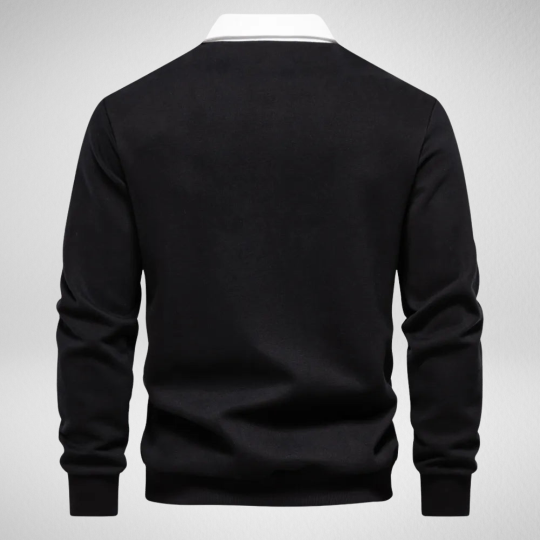 Męska Bluza Polo Rugby – Klasyka w Sportowym Stylu