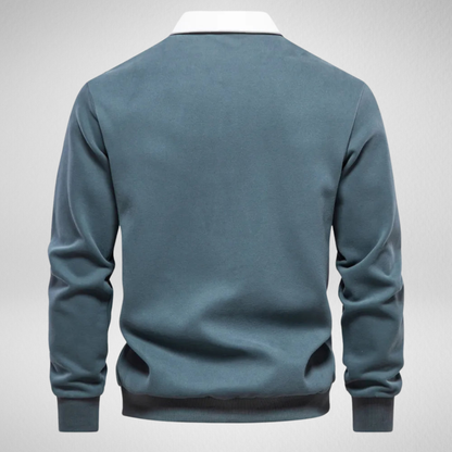 Męska Bluza Polo Rugby – Klasyka w Sportowym Stylu