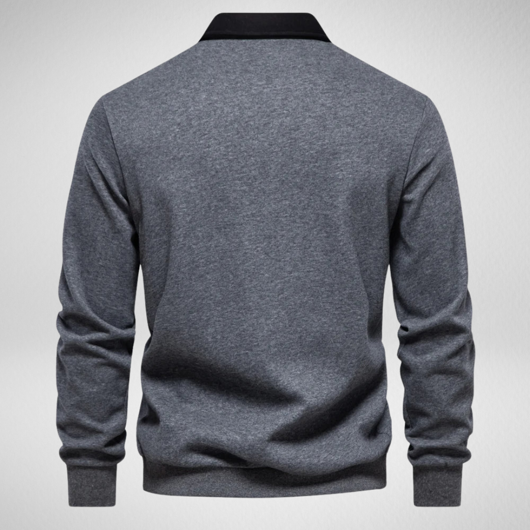 Męska Bluza Polo Rugby – Klasyka w Sportowym Stylu