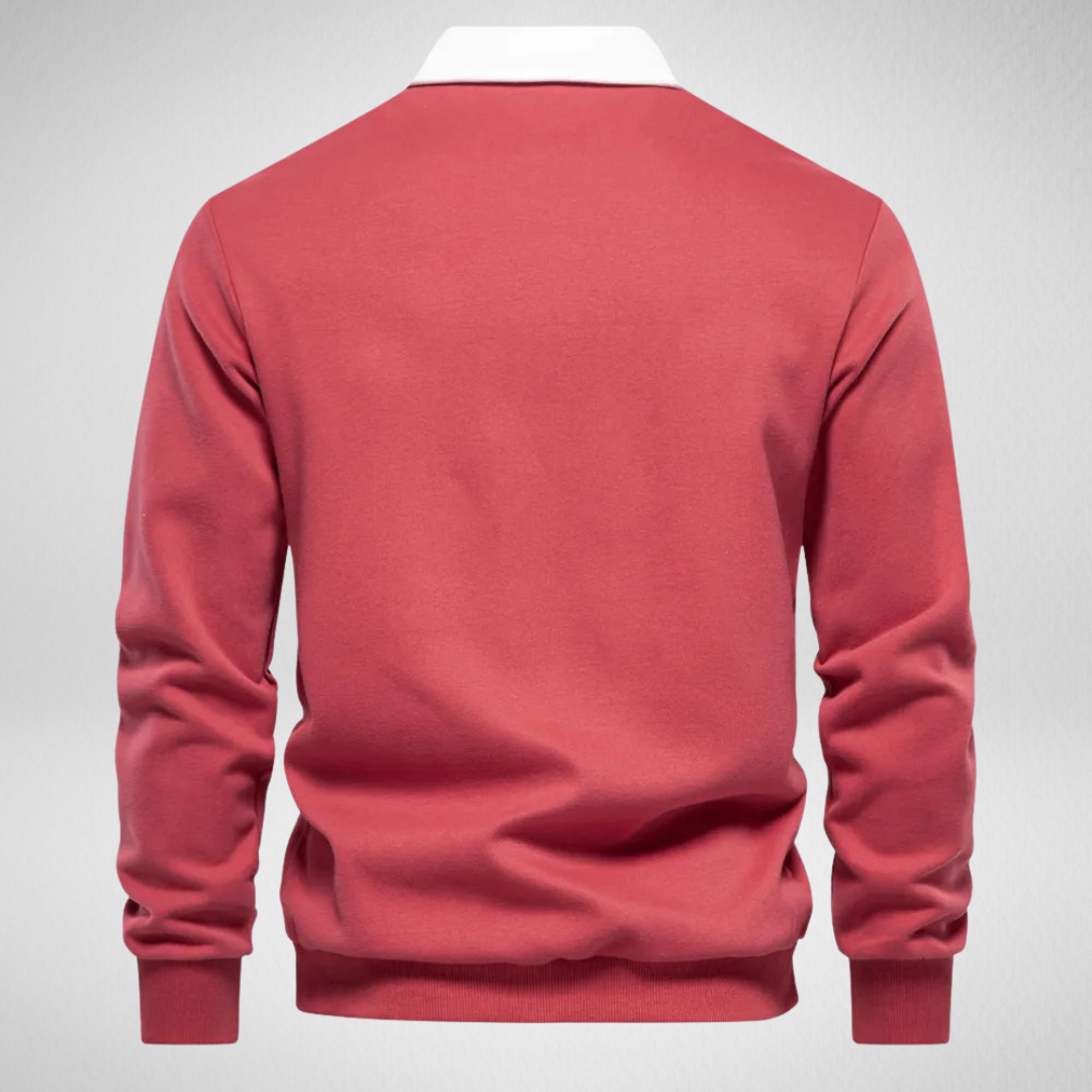 Męska Bluza Polo Rugby – Klasyka w Sportowym Stylu