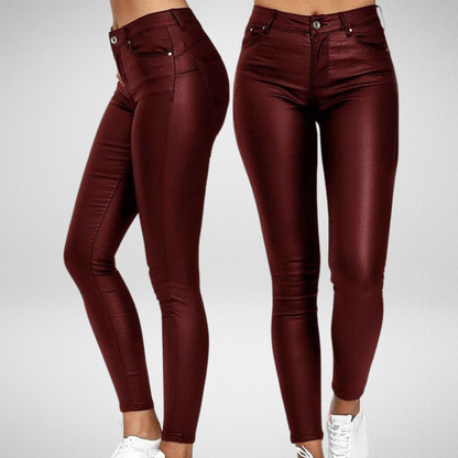 Damskie Spodnie ze Skóry Ekologicznej – Elegancja i Pewność Siebie