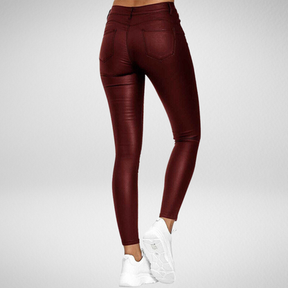 Damskie Spodnie ze Skóry Ekologicznej – Elegancja i Pewność Siebie