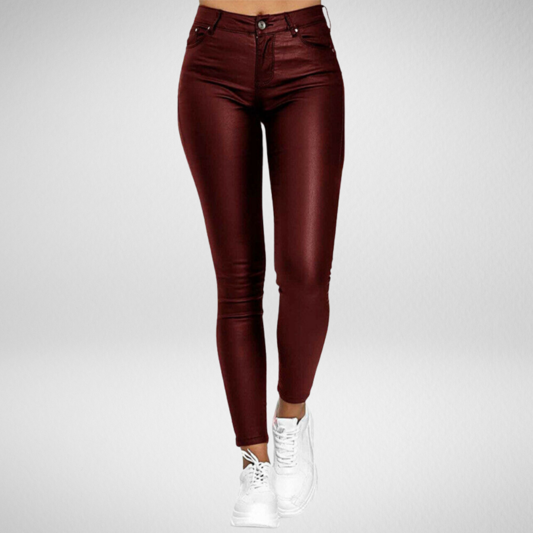 Damskie Spodnie ze Skóry Ekologicznej – Elegancja i Pewność Siebie