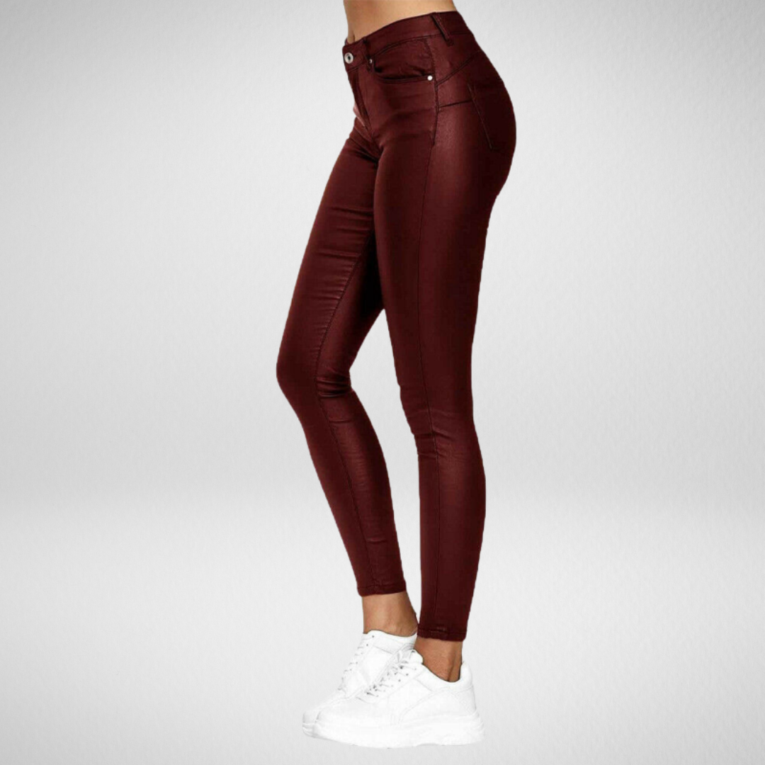 Damskie Spodnie ze Skóry Ekologicznej – Elegancja i Pewność Siebie