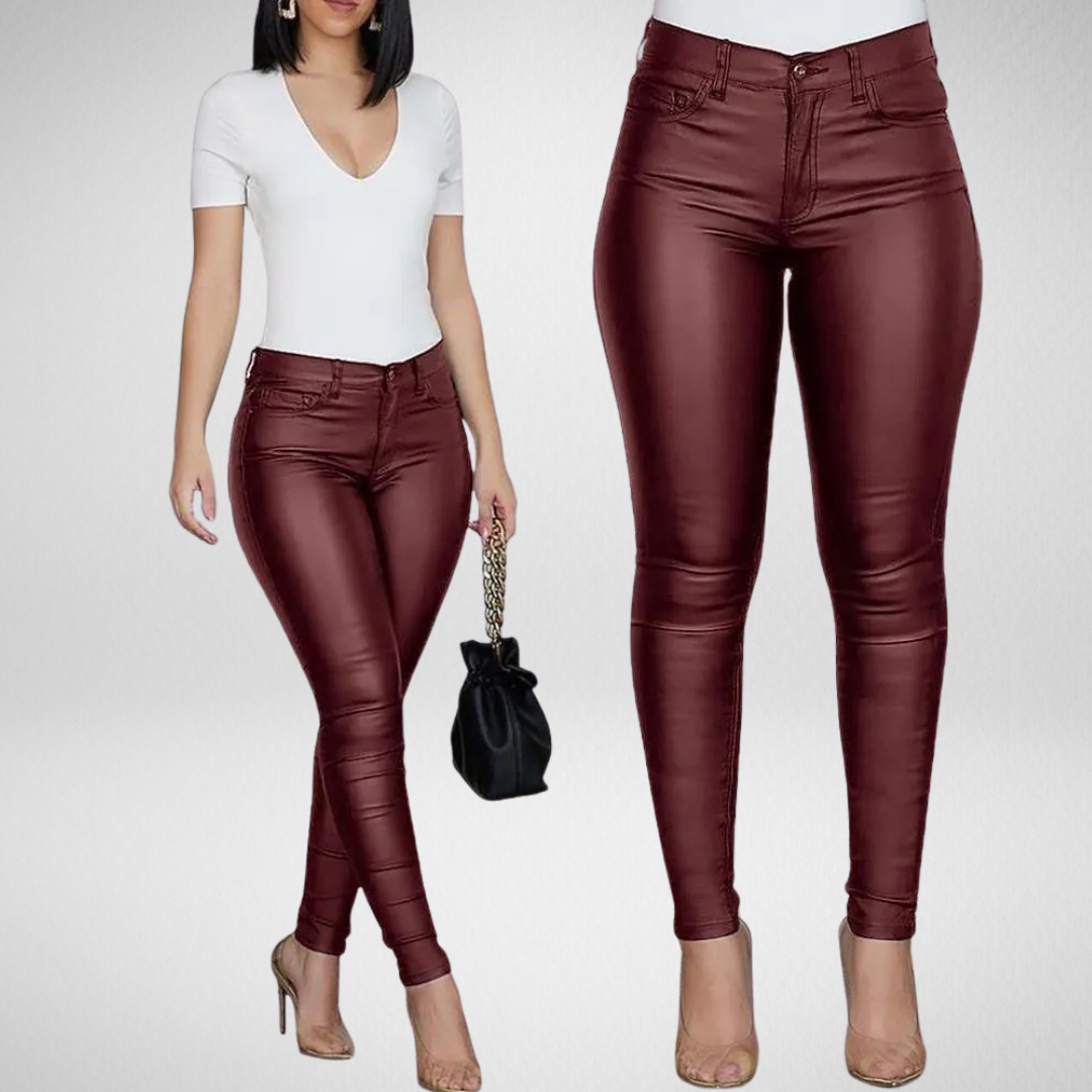 Damskie Spodnie ze Skóry Ekologicznej – Elegancja i Pewność Siebie